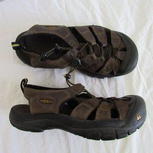 Keen Brown Leather Newport Sandal Women's 7.5